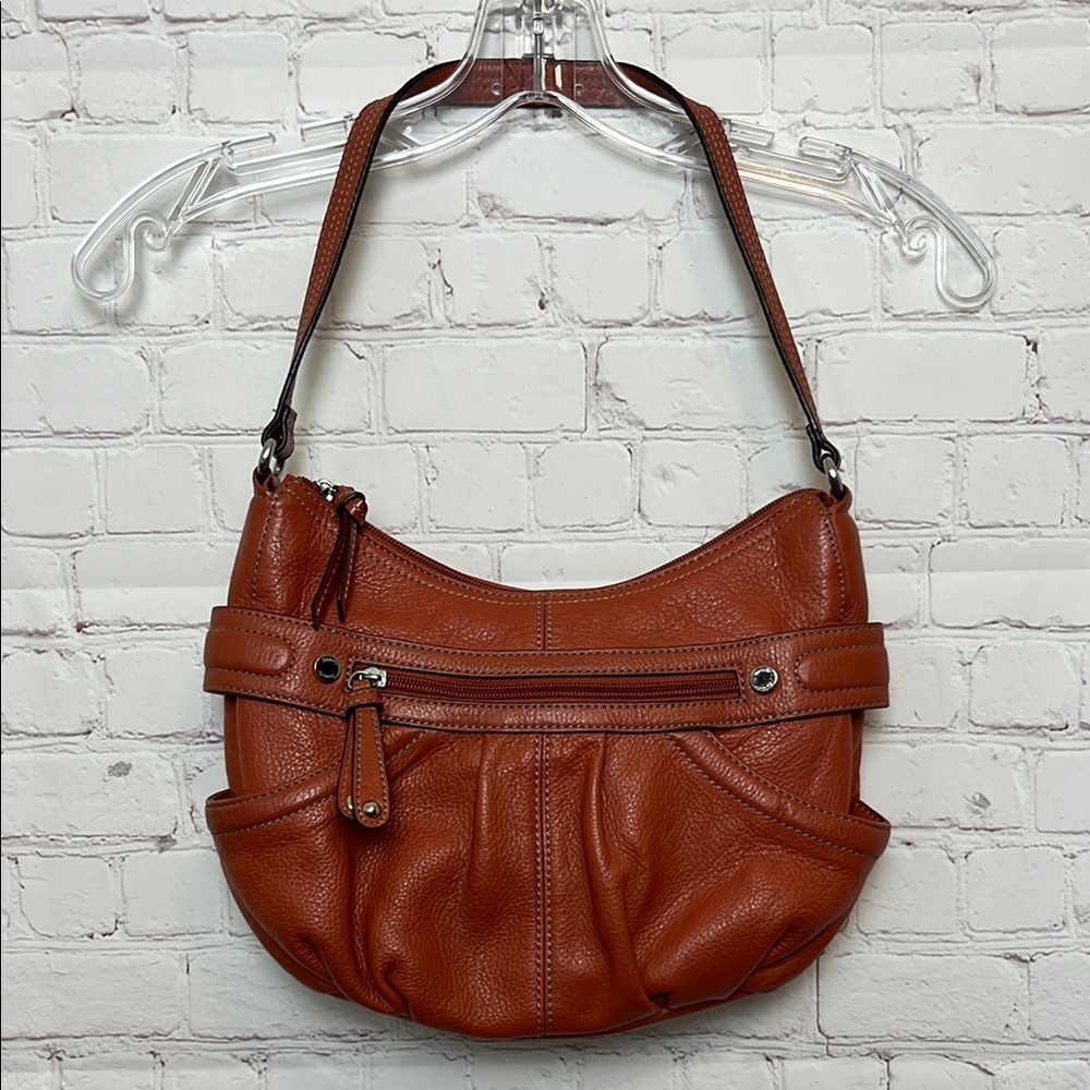 Tignanello Cognac Hobo Bag
